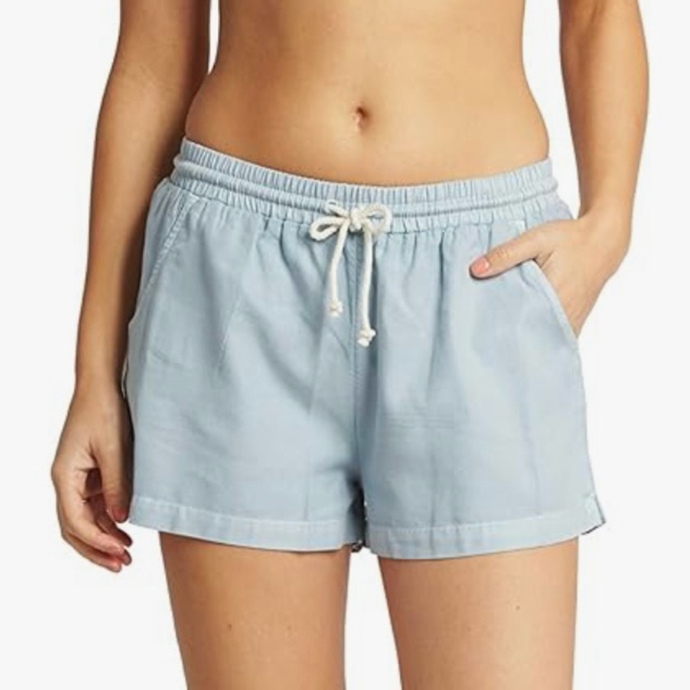 Billabong Women's Road Rider Woven Pull-On Shorts: Chambray -  Size X-Large